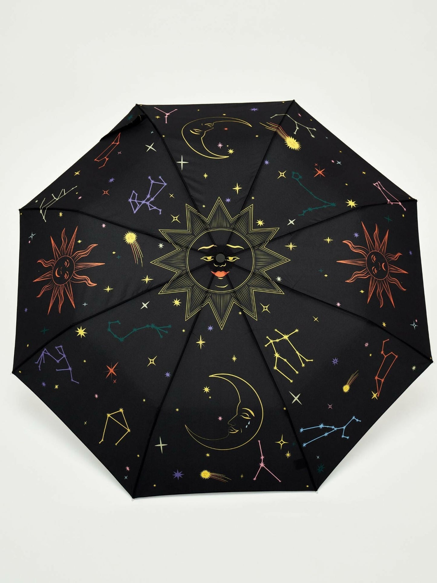 Halloween Zodiac Eco-Friendly Compact Duck Umbrella