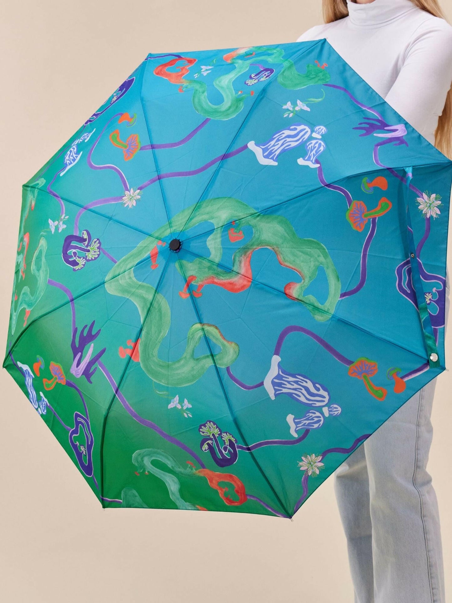 Aqua Fungi Eco-friendly Compact Duck Umbrella