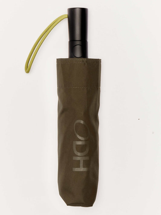 Dark Olive Daily Compact Umbrella with Automatic Open-Close Function