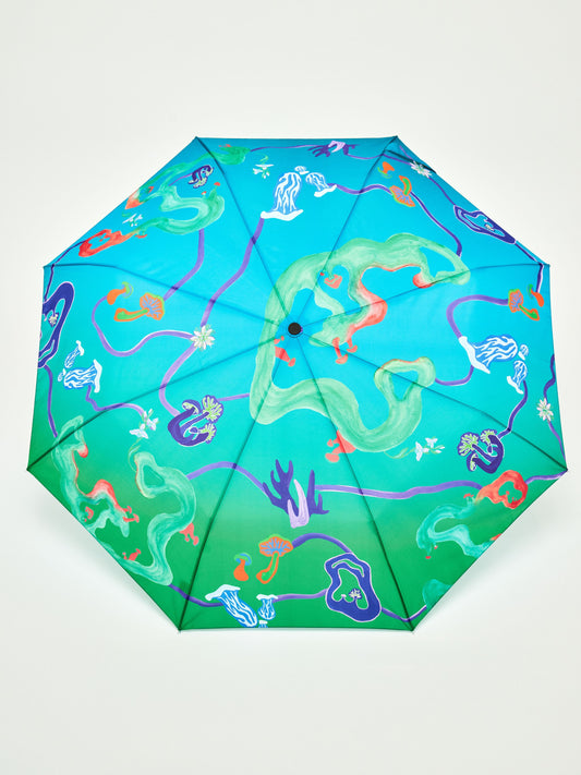 Aqua Fungi Eco-friendly Compact Duck Umbrella