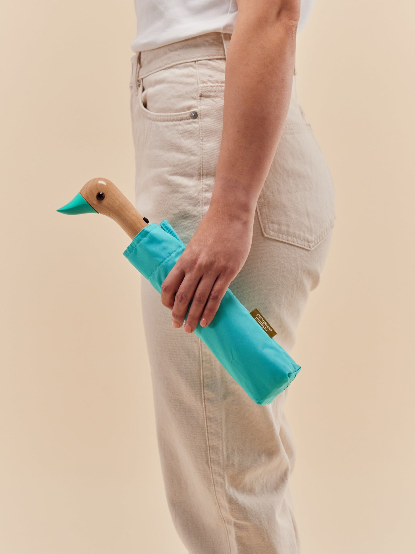 Mint Eco-Friendly Compact Duck Umbrella