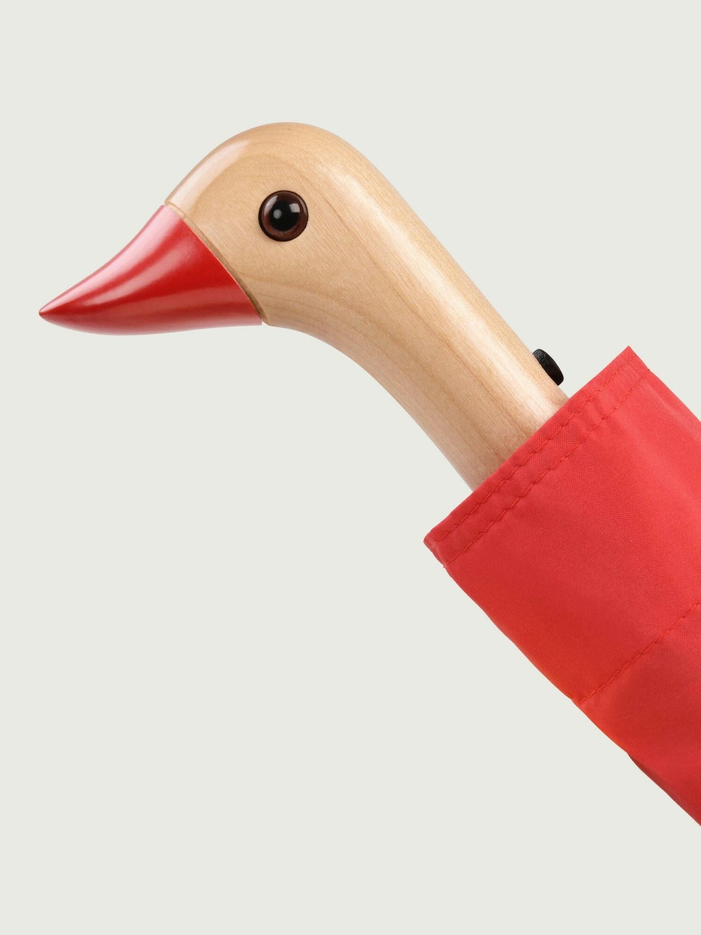 Christmas Red Eco-Friendly Compact Duck Umbrella